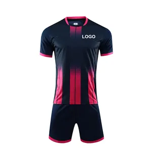 Wholesale Price Customize Design Football Shirts Jersey Custom Sublimation Full Set Messi Football Soccer Jersey Uniform For Kid