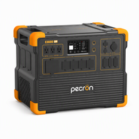 Station d'alimentation portable avec UPS 3600W, batterie LiFePO4 3072Wh, charge rapide en 1,3 heure pour l'alimentation hors réseau