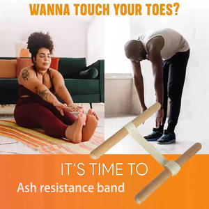 อุปกรณ์ออกกำลังกายแบบพกพา บาร์ยืดโยคะ ทำจากไม้บีช ยี่ห้อ OEM ขนาด 13x3x2 นิ้ว - Product Image 5