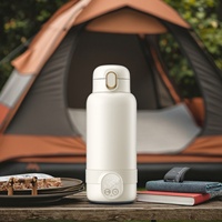Hervidor Inteligente Inalámbrico con Batería de 14000 mAh, Último Diseño OEM, Cable USB, 500 ml, Portátil, para Exteriores, Hoteles y Hogares