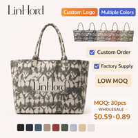 Sac fourre-tout en toile pour les acheteurs de marchandises promotionnelles avec motif camouflage abstrait, design ouvert et poignées en tissu