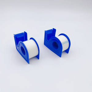SJ kertas micrope plester non-tenun 1.25cm 2.5cm 5cm, pita medis perawatan luka kulit bedah dengan pemotong Dispenser - Product Image 1