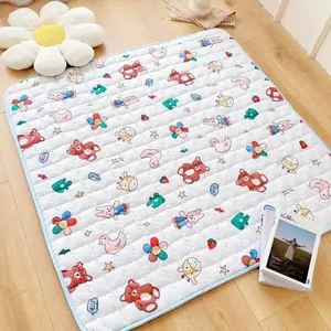 Non-Slip Cushioned Baby Playpen Mat for Playing, Baby Playmat Floor Mat for Infants, Babies, Toddlers,Machine Washable for Easy