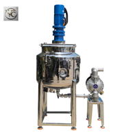 Cuve mélangeuse automatique FKJX en acier inoxydable avec chauffage électrique et agitateur pour le mélange de liquides alimentaires et chimiques