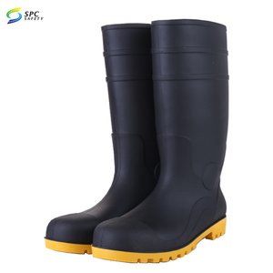 Ampliamente utilizado anti pinchazos gris PVC goma impermeable rodilla trabajo goma <span class=keywords><strong>botas</strong></span> agricultura industrial puntera de acero <span class=keywords><strong>Botas</strong></span> de lluvia de seguridad - Product Image 5