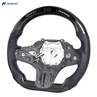 Volant sport en fibre de carbone avec écran LED pour BMW F80 F82 F10 F12 F13 F15 F16 F20 F22 F30 F31 F32 F33 F36 M3 M4 E90 E92 E93