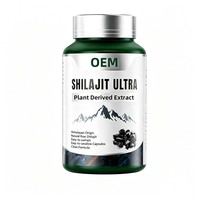 Capsules de Shilajit à Marque Blanche OEM, Extrait Végétal de l'Himalaya, Complément Alimentaire, Vente en Gros