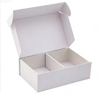 Boîtes à biscuits de Noël carrées en carton kraft écologiques réutilisables personnalisées avec fenêtre, pelliculage brillant UV pour biscuits et gâteaux