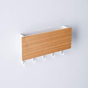 Soporte de llaves adhesivo para pared, colgador de llaves de diseño minimalista para pared, para llaves de correo, para entrada - Product Image 2