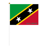 Drapeau du Panama, petit drapeau portable résistant aux intempéries en polyester pour la décoration de table, les événements scolaires, les matchs de football, les défilés, les célébrations