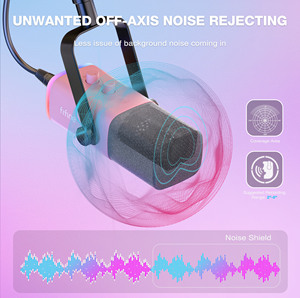 ไมโครโฟนแบบมีสายสำหรับสตรีมมิงแบบมีสาย RGB <span class=keywords><strong>XLR</strong></span> AM8T <span class=keywords><strong>fifine</strong></span> ไมค์บูมแขนปรับได้แบบไดนามิกสำหรับการเล่นเกม - Product Image 6
