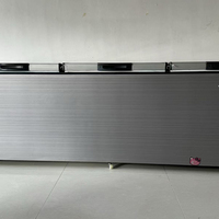 Réfrigérateur horizontal commercial à triple porte, congélateur coffre à refroidissement direct, affichage LED, R290 pour stockage frigorifique