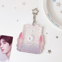 Ensemble de cartes d'identité PVC 3 pouces « Ailes d'ange chassant les étoiles » avec protection de contrôle d'accès – Cadeaux de bienvenue pour la rentrée scolaire