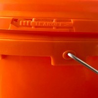 Seau en plastique PP XINQIANG de 10 L, petit et moderne, pour peinture de jardin, hermétique et anti-fuite, pour applications polyvalentes