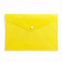 Porte-documents A4 en plastique PP coloré avec bouton-pression, pochette pour documents, classeur pour étudiants
