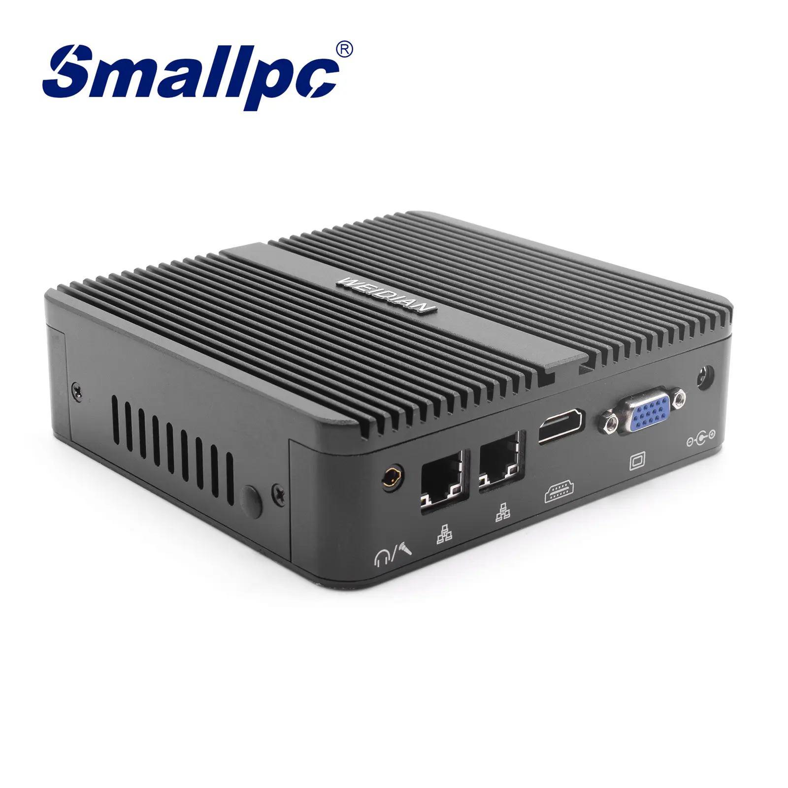 Мини-ПК без вентилятора Smallpc J4125 32 Гб DDR4 1 ТБ SSD 4USB