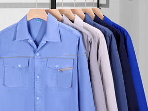 Tenue de travail d'été confortable et respirante, grande taille, manches longues, certifiée CE, en polyester et coton, avec bande réfléchissante, pour chantier - Product Image 5