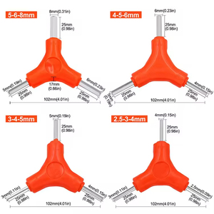 Llave Allen de Acero al Carbono de Triple Punta en Forma de Y, Hexagonal, Métrica, de Una Sola Extremidad, Herramienta para Reparación de Automóviles y Bicicletas - Product Image 4