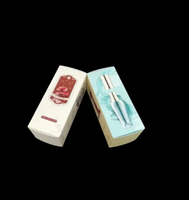 Scatole di Lusso in Carta Riciclabile con Finestra Trasparente in Plastica, Laminazione Lucida, Confezioni per Cosmetici e Flaconi di Profumo