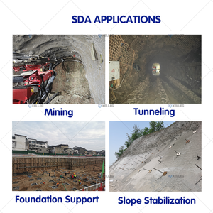 Barra Hueca de Anclaje Autoperforante de Acero Inoxidable Galvanizado SDA 40CR, Perno de Anclaje con Capacidad de 200kN, Longitud Personalizable para - Product Image 6