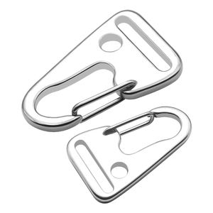 304/316 acier inoxydable pivotant mousqueton Clip pour porte-clés bagages sangle accessoires boucle sac à dos sac sac à dos crochets fronde - Product Image 6