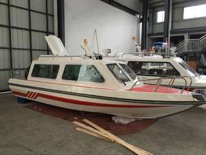 เรือตกปลาไฟเบอร์กลาส Greatrides 600 แบบมีหลังคาคลุมเต็มลำ รุ่นหรูหรา สำหรับลาดตระเวนทางทะเล ความเร็วสูง พร้อมตัวถัง FRP 8 ที่นั่ง ความเร็ว 50 กม./ชม. - Product Image 2