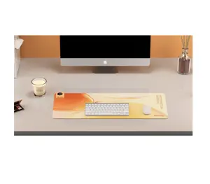 Warm Winter Office Desk Computer Mouse PU Waterproof Desk Keyboard graphene Heating Pad For Warming Hands In Winter