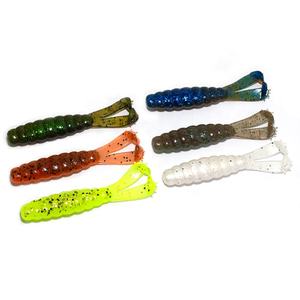 Señuelo de Pesca Spinpoler <span class=keywords><strong>Twin</strong></span> Tail Salted Grub para Agua Salada, Señuelo de Pesca de Agua Media, Cebo de Plástico Suave Flotante TPR, Ned Rig, Wobbler Artificial - Product Image 1