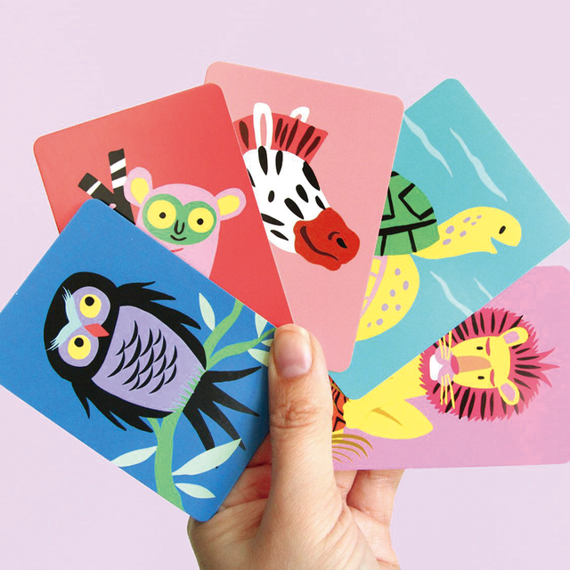 Early Educational Intelligent Baby Children's Kids Eco-friendly Learning Flash Cards Paper Playing Game Cards