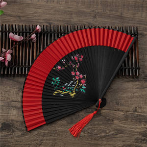 Con pintura ecológica para TikTok Didi Dance Wedding Red Dance Red Bamboo Dance Cheongsam Fan - Product Image 3
