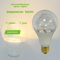 Ampoule LED de croissance de chrysanthème-Importation de Chine, adaptée aux conditions météorologiques extérieures côtières du Japon, améliore la photosynthèse