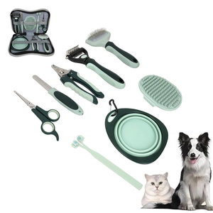 Herramientas de Aseo para Mascotas al por Mayor: Peine, Cepillo, Cortaúñas, Tazón Plegable y Cepillo de Dientes para Perros y Gatos - Product Image 1