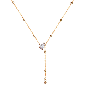 Collana a Catena a Y con Perla a Goccia in Argento Sterling 925, Gioiello di Tendenza di Alta Gamma per Donne, Regalo per la <span class=keywords><strong>Vita</strong></span> Quotidiana - Product Image 1