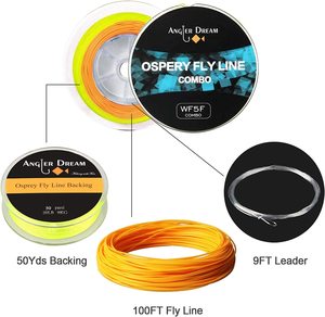 Combo Dây Câu Cá Bằng Ruồi Nhân Tạo 3 5 <span class=keywords><strong>8</strong></span> <span class=keywords><strong>WT</strong></span> Dây Câu Cá Bằng Ruồi Nhân Tạo Trọng Lượng Chuyển Tiếp Với Dây Dẫn Tải Trước Hình Nón Bện - Product Image 3