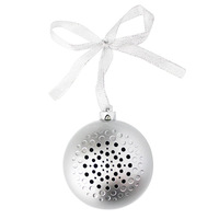 Décorations de Noël Boule de Noël BT Haut-parleur sans fil Mini Portable Maison Vacances Pendentif Cadeau Haut-parleurs