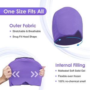 Máscara de Gel Frío para Dormir con Compresa Fría/Caliente y Gorro Elástico para Uso Diario en el Hogar, Venta al por Mayor - Product Image 3