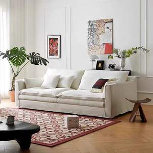 Donsun New Arrival Home Use Furniture Linen Fabric Slipper Cover Lounge Chair 1 Seat Sofa Chair Sofa - Product Image 5