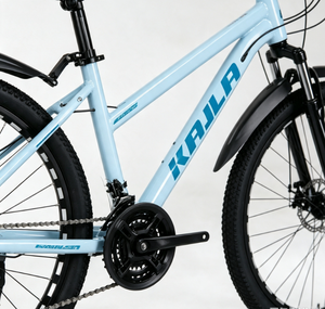 Mountain Bike con Telaio Inclinato per Adulti con Freni a Disco per Cross-Country - Bici da Montagna per Studenti e Pendolari con Portapacchi - Product Image 4
