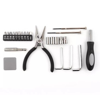 Coffret Cadeau Portable de 24 Outils Métalliques en Forme de Pneu pour Réparation Automobile