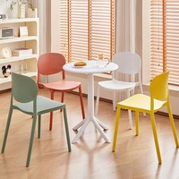 Table basse en plastique PP ronde mini, couleurs personnalisées, vente en gros, idéale pour restaurants et salles à manger