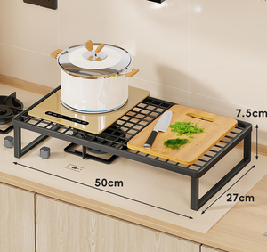 Soporte de Hierro para Estufa de Cocina, Soporte para Cocina de Inducción, Soporte Inferior para Estufa de Gas, Soporte para Ollas, Soporte Metálico Multifuncional - Product Image 3