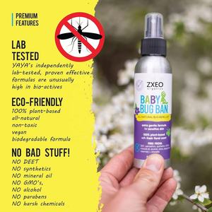 Spray Répulsif Anti-Moustiques et Insectes 100% Naturel Marque Blanche, Sûr pour Bébé, avec Emballage Personnalisé, Vente en Gros <span class=keywords><strong>Essentielle</strong></span> - Product Image 6