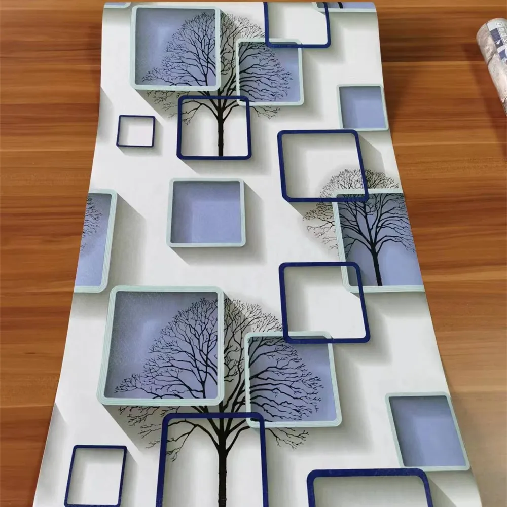 Rolo de adesivos de parede Papel de parede 3D Papel de parede autoadesivo em PVC