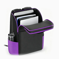 Sac à dos grande capacité pour console PS5/PS5 Slim/PS5 Pro, étui de transport pour manette, sac de rangement pour accessoires de jeu