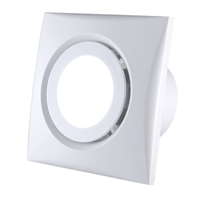 Ventilateur d'extraction mural silencieux 220V 4-6 pouces à haut débit d'air pour salle de bain avec lumière LED, fonctionnement silencieux, faible bruit - Product Image 2