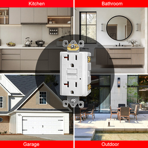 Ổ Cắm Điện GFCI Ổ Cắm Mỹ 20A - Product Image 3