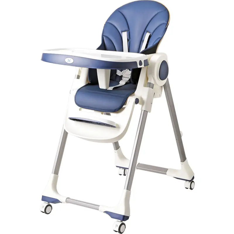 Silla alta plegable multifuncional para niños, silla alta para comer, 2021