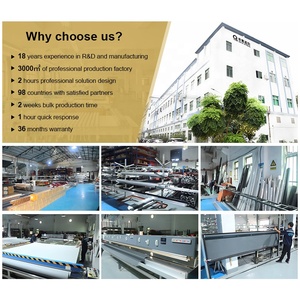 Qingying cơ giới ngoài trời màn hình Zip bảng điều khiển bên theo dõi rèm - Product Image 6