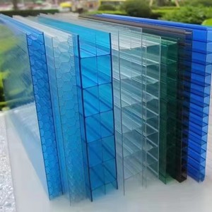 Paneles de policarbonato para invernadero, lámina de <span class=keywords><strong>techo</strong></span> ondulado transparente de plástico corrugado de policarbonato transparente para <span class=keywords><strong>techo</strong></span> diurno de CASA DE TRABAJO - Product Image 5