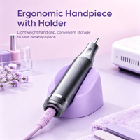 Perceuse à ongles électrique sans fil 18000 tr/min avec batterie rechargeable, lime à ongles portable pour manucure professionnelle en salon OEM